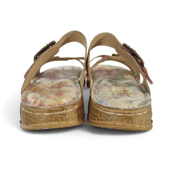 L'ARTISTE by Spring Step Astra Slide Sandals Women's 9.5-10/41 Pink Leather - Picture 5 of 11